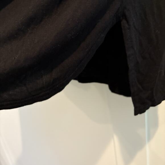 Jane Delancey Top Women Medium Black Tunic Stretch Drape Flowy Capsule Staple - Picture 6 of 13